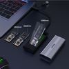 Picture of UNITEK USB-C to M.2 SSD Enclosure in Alloy Housing.