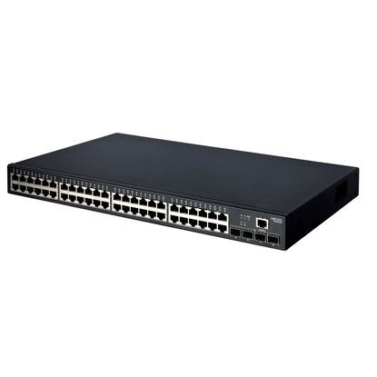 Picture of EDGECORE 48 Port Managed L2+ Switch with 4x 10G Uplink Ports.