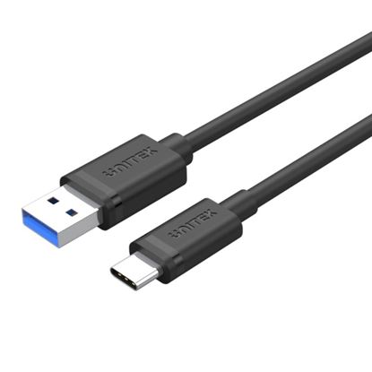Picture of UNITEK 2.0m USB 3.0 USB-A Male To USB-C Cable. Reversible USB-C.