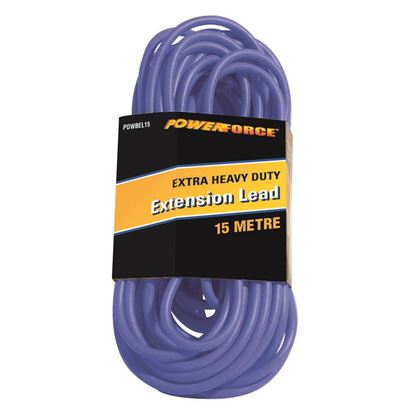 Picture of POWERFORCE 15m 15A Extra Heavy Duty Power Extension Lead.