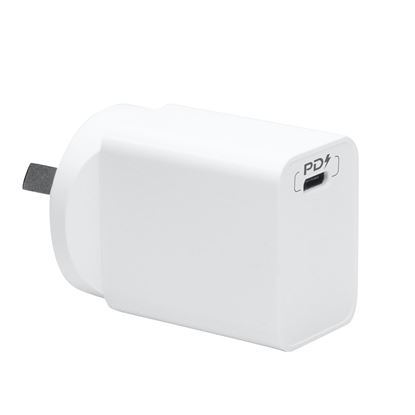 Picture of DYNAMIX 18W PD USB-C Universal Compact USB Wall Charger. Supports