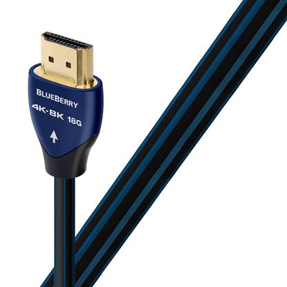 Picture of AUDIOQUEST Blueberry 1M HDMI cable. Long grain copper.
