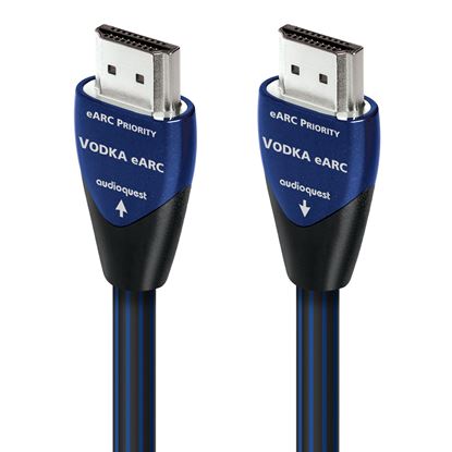 Picture of AUDIOQUEST Vodka 48G 1M HDMI cable. Solid 10% silver