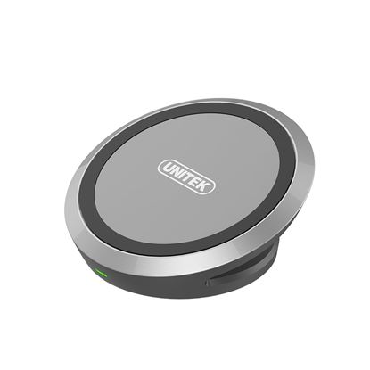 Picture of UNITEK Wireless Fast Charging Pad. Anti-slip pad optimized at 7.5W for