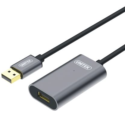 Picture of UNITEK 30m USB-A 2.0 Aluminium Extension Cable with Durable