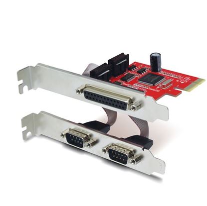 Picture of UNITEK 2 Port Serial + 1x Port Parallel PCI-E Card,