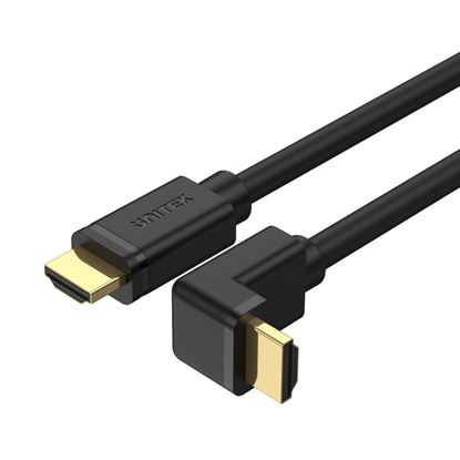 Picture of UNITEK 3M 4K HDMI 2.0 Right Angle Cable with 90 Degree Elbow.