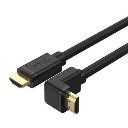 Picture of UNITEK 2M 4K HDMI 2.0 Right Angle Cable with 270 Degree Elbow.