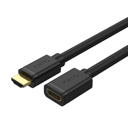 Picture of UNITEK 2M HDMI 2.0 Extension Male to HDMI Female Cable.