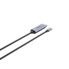 Picture of UNITEK 1.8m USB-C DisplayPort 1.4 Cable in Aluminium Housing.
