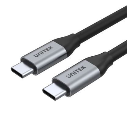 Picture of UNITEK 1m USB-C to USB-C 3.1 Gen2 Cable for Syncing & Charging.