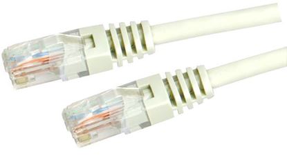 Picture of DYNAMIX 0.5m Cat5e White UTP Patch Lead (T568A Specification) 100MHz