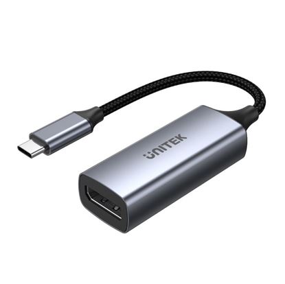 Picture of UNITEK Slim USB-C to DisplayPort Converter. Convert USB-C to