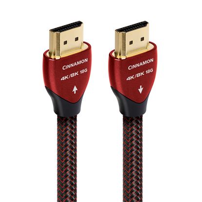 Picture of AUDIOQUEST Cinnamon 0.6M HDMI Cable Install 5-Pack. 1.25% silver