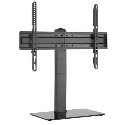 Picture of BRATECK 37-70" Universal Swivel Tabletop TV Stand with Glass Base.