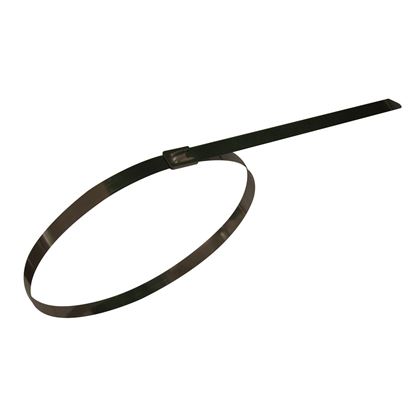 Picture of POWERFORCE Cable Tie 316SS Coated 300mm x 4.6mm Pack of 100. Self