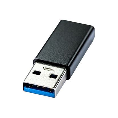 Picture of DYNAMIX USB-C Female to USB-A Male Adapter.