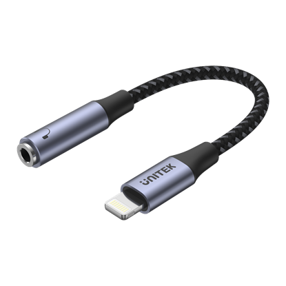 Picture of UNITEK Lightning to 3.5mm Headphone Jack Adapter. Support Hi-Fi Audio,