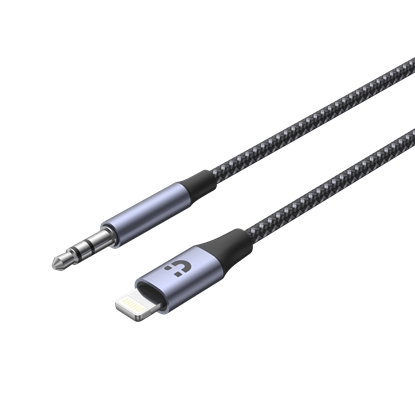 Picture of UNITEK  1M, Lightning to 3.5mm Male Aux Cable. Support Hi-Fi Audio