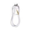 Picture of DYNAMIX 1M 3-Pin Plug to Bare End, 3 Core 1mm Cable, White Colour,