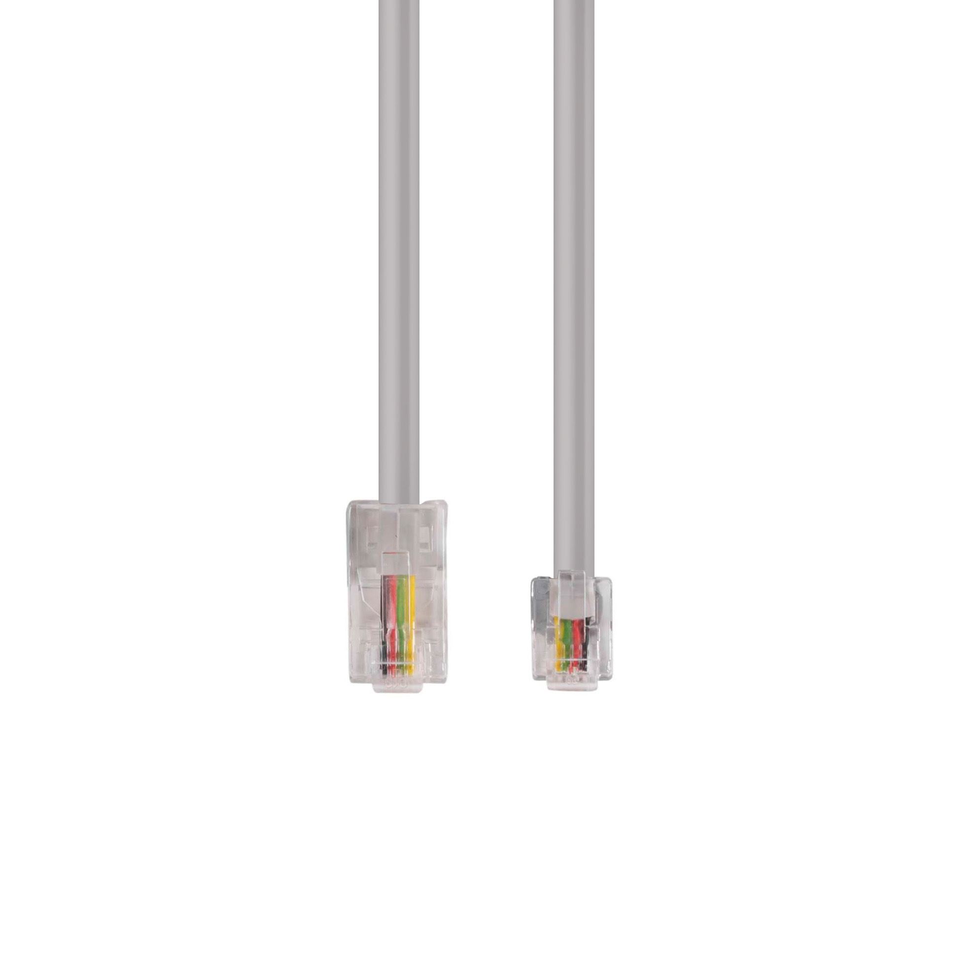 2M RJ-12 to RJ-45 Cable - 4C