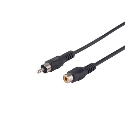 Picture of DYNAMIX 2m RCA Plug to Socket Extension Cable, 30AWG.