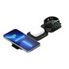 Picture of UNITEK 15W Travel MagCharge 3-in-1 Qi Wireless Foldable Phone Charger.