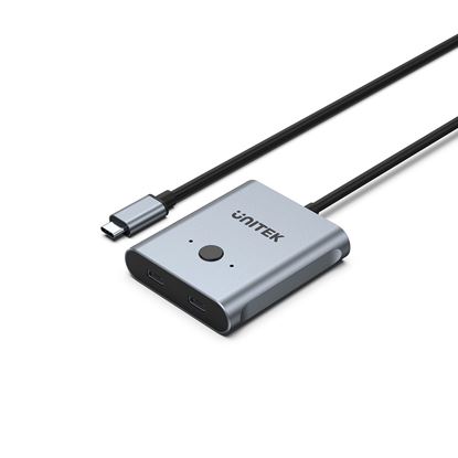 Picture of UNITEK USB-C Bi-directional Switch. Supports up to 4K@144Hz.