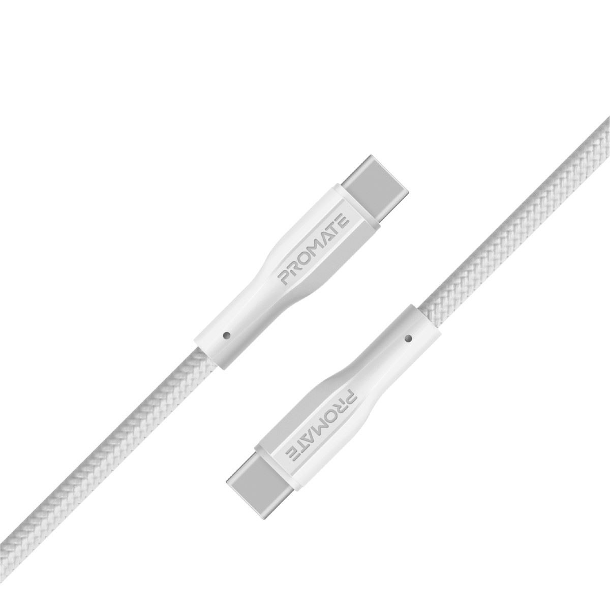 PROMATE 1M USB-C to USB-C Super Flexible Cable. Supports 2A
