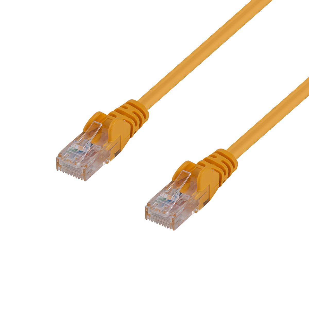 0.3m Cat 6 Yellow UTP Patch Lead
