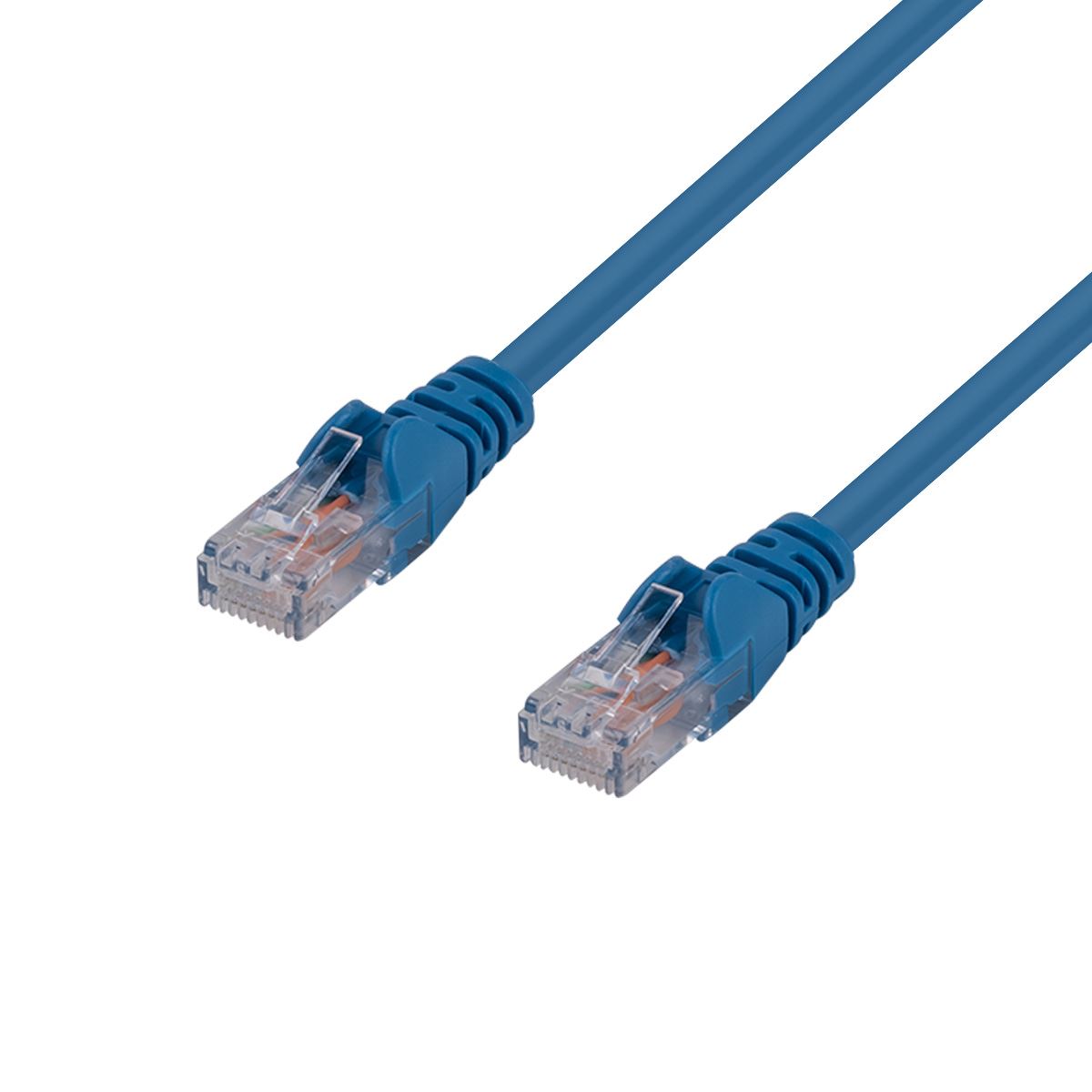 12.5m Cat6 Blue UTP Patch Lead (T568A Specification) 250MHz