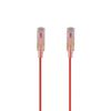 Picture of DYNAMIX 0.75m Cat6A 10G Red Ultra-Slim Component Level UTP