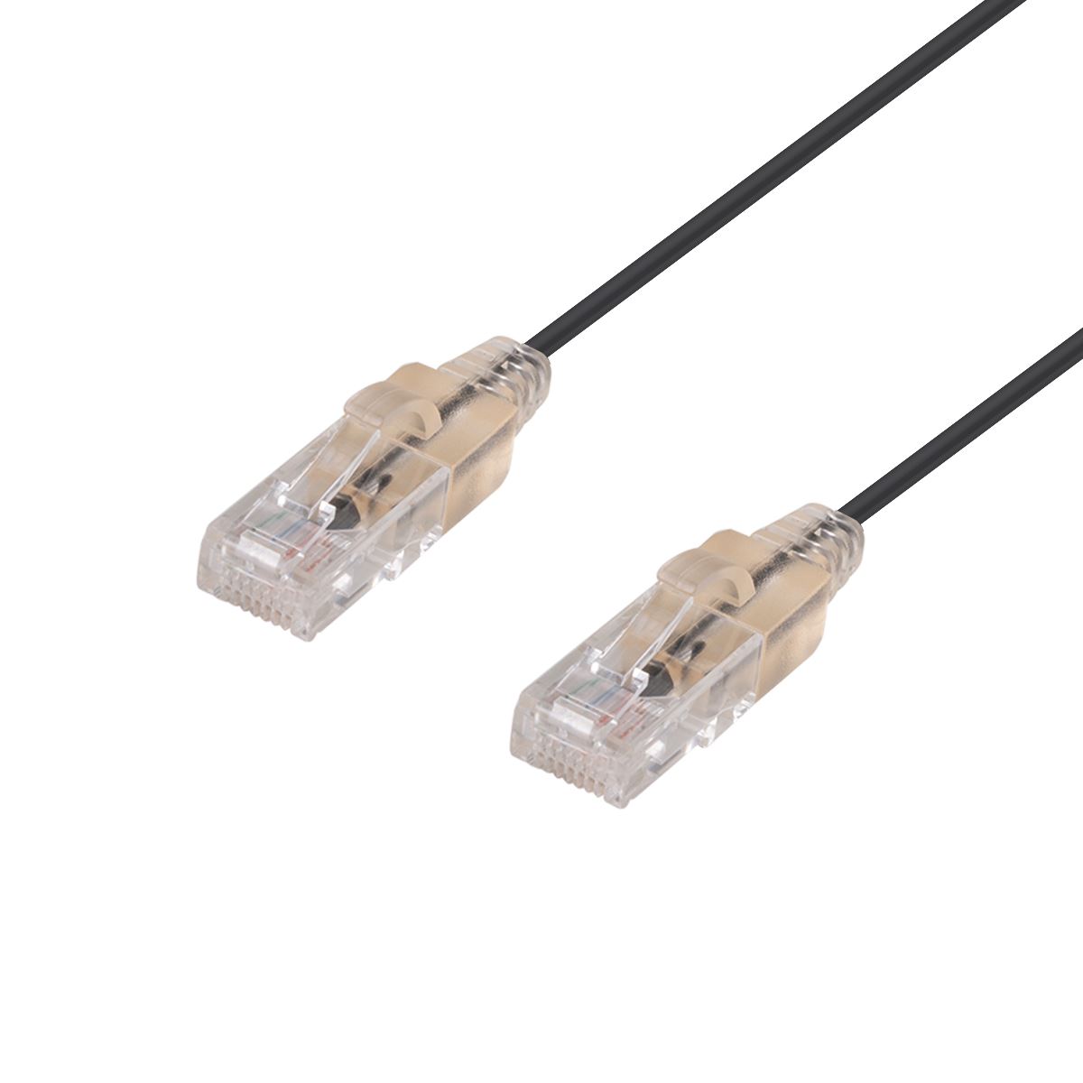 1.5M Cat6A 10G Black Ultra-Slim Component Level UTP