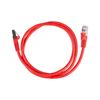 Picture of DYNAMIX 0.3m Cat6A S/FTP Red Slimline Shielded 10G Patch Lead.