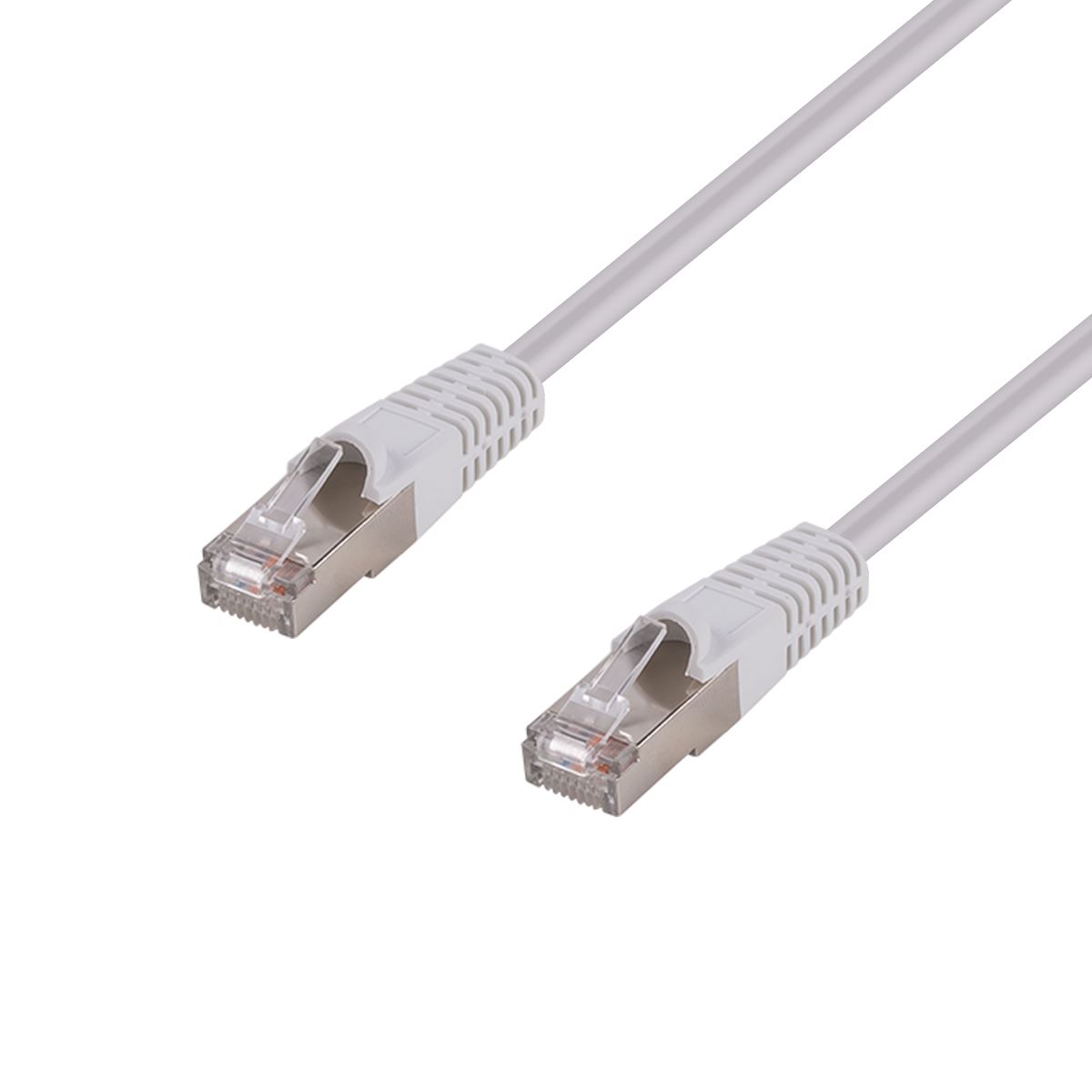 3m Cat6A S/FTP White Slimline Shielded 10G Patch Lead.