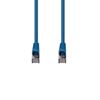 Picture of DYNAMIX 10m Cat6A S/FTP Blue Slimline Shielded 10G Patch Lead.