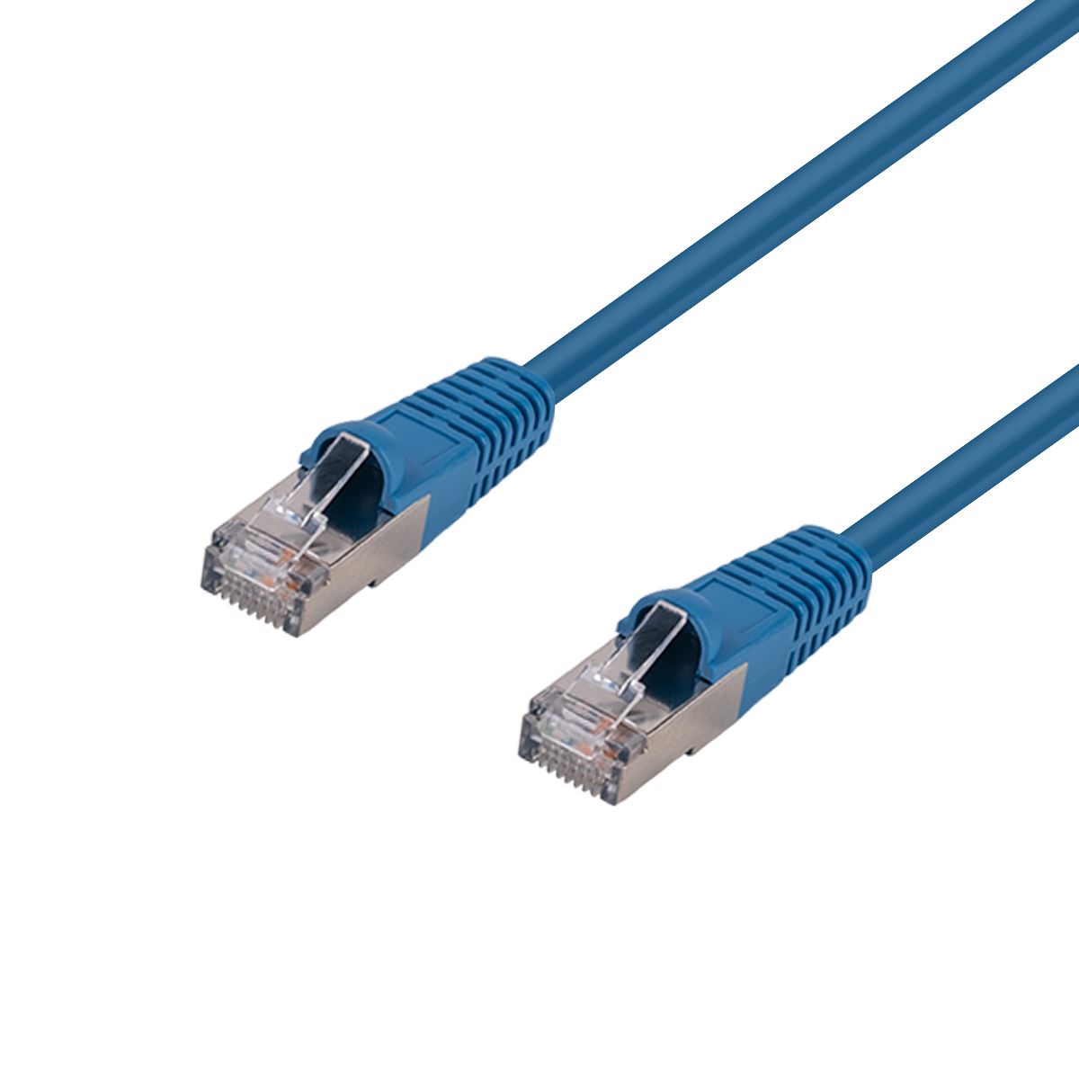 0.3m Cat6A Blue SFTP 10G