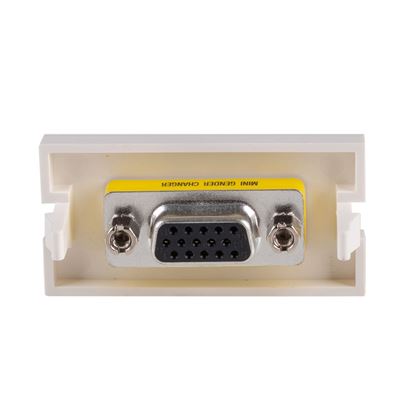 Picture of DYNAMIX VGA HD15 Female to Female Bezel for AVP-3UFP Plate