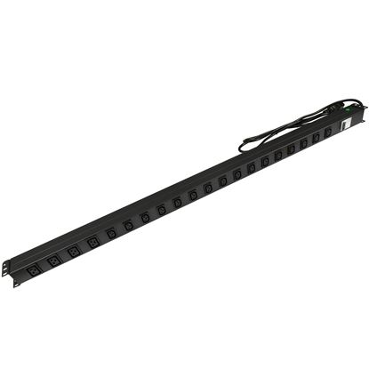 Picture of ** STOCK CLEARANCE **  DYNAMIX 20 Outlet Vertical Power Rail  (16x 10A IEC C13 & 4x 16A IEC