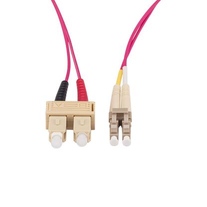 Picture of DYNAMIX 1M 50u LC/SC OM4 Fibre Lead (Duplex, Multimode)