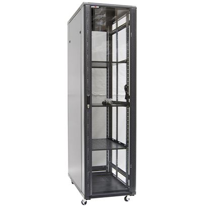 Picture of DYNAMIX 42RU Server Cabinet 1000mm Deep (600x1000x2077mm). FLAT PACK