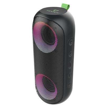 Picture of VERTUX 14W Bass Boosted Water Resistant LED Bluetooth Speaker.