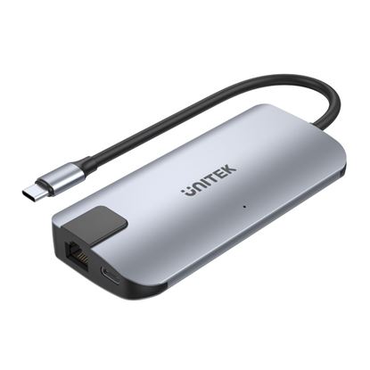 Picture of UNITEK 5-In-1 USB Mulit-Port Hub with USB-C Connector.