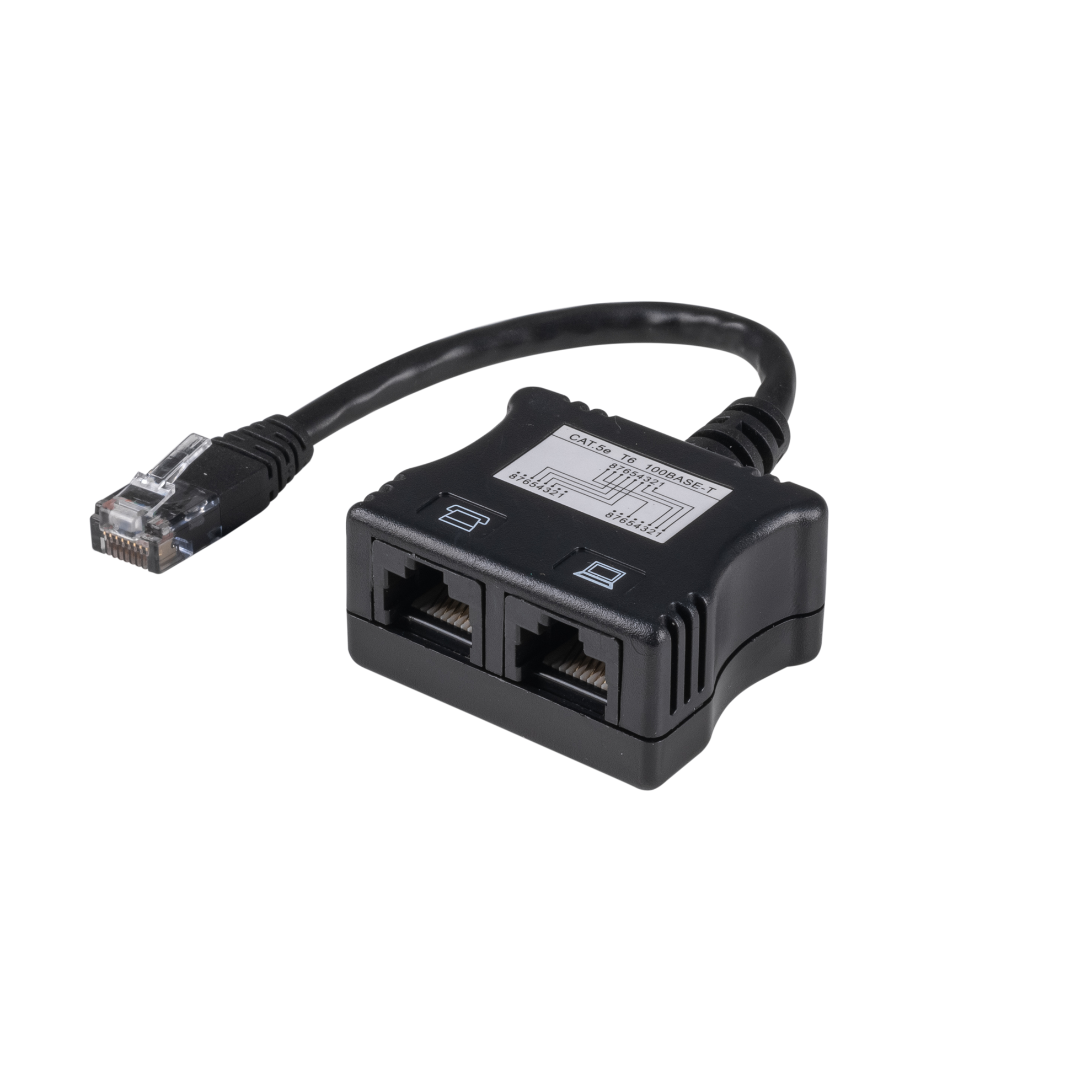 RJ-45 Dual Adapter (1x Digital Ph.