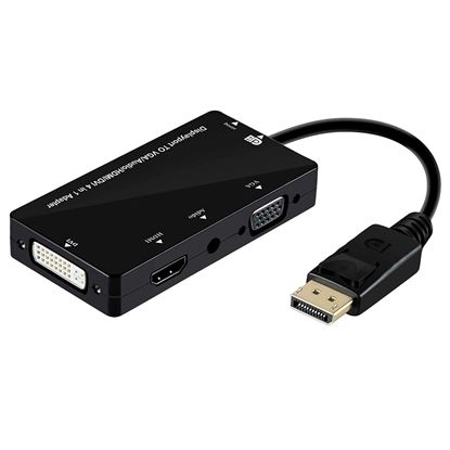 Picture of DYNAMIX 4-in-1 Adaptor with DisplayPort Connector.