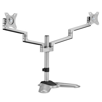 Picture of BRATECK 17"-32" Dual  Arm Premium Articulating Monitor Stand.