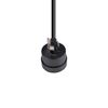 Picture of DYNAMIX 2M 3-Pin Tapon Plug to Bare End, 3 Core 1mm Cable, Black