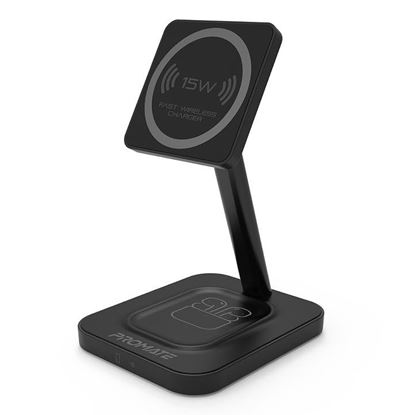 Picture of PROMATE 15W High Speed Magnetic Wireless Phone Charger with 5W Qi