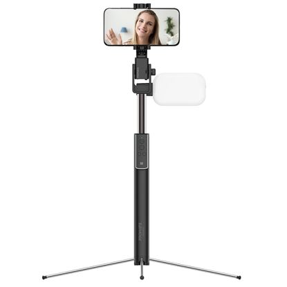 Picture of PROMATE Smart Selfie Monopod Stand with LED Light. Includes Bluetooth