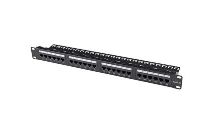 Picture of DYNAMIX 24 Port 19' Cat6 UTP Patch Panel with plastic labelling